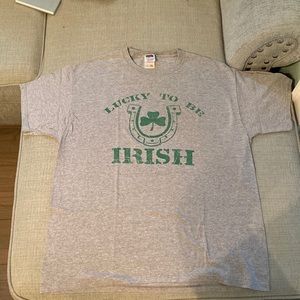 Lucky to be Irish extra large shirt brand new